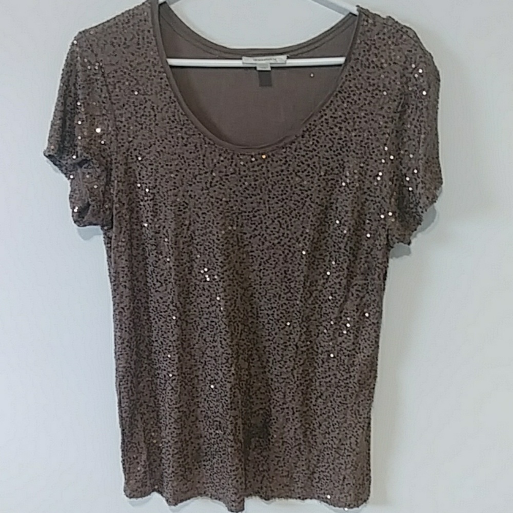Dress barn short sleeve t op size L